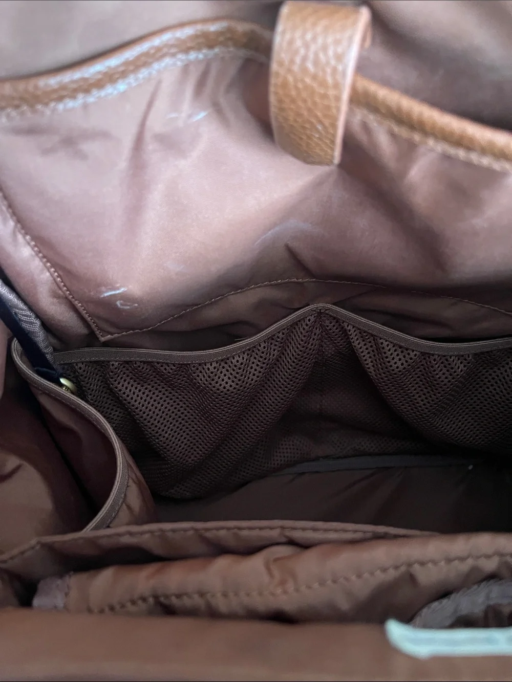 Freshly Picked Classic Diaper Bag II in Cognac